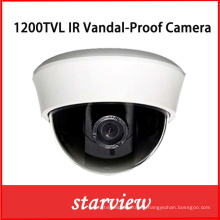 1200tvl IR cámara de seguridad CCTV dome de plástico